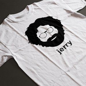 Grateful Dead Jerry Garcia T-Shirt. White. Multiple Sizes. Same or Next Day Ship